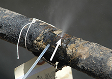 garnet, north palm springs gas Leak