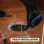 Option One Plumbing New Toilet Installation
