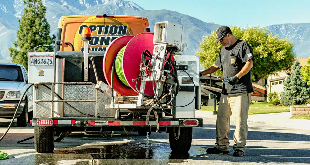 Hydro Jetting Rancho Cucamonga | Option One Plumbing | Open 24 Hours
