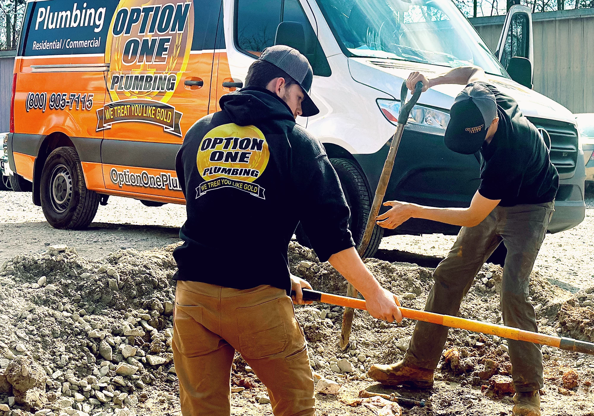 Option One Plumbing Charlotte North Carolina Plumber Sewer Repair